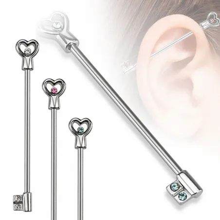 Piercing industriel clef