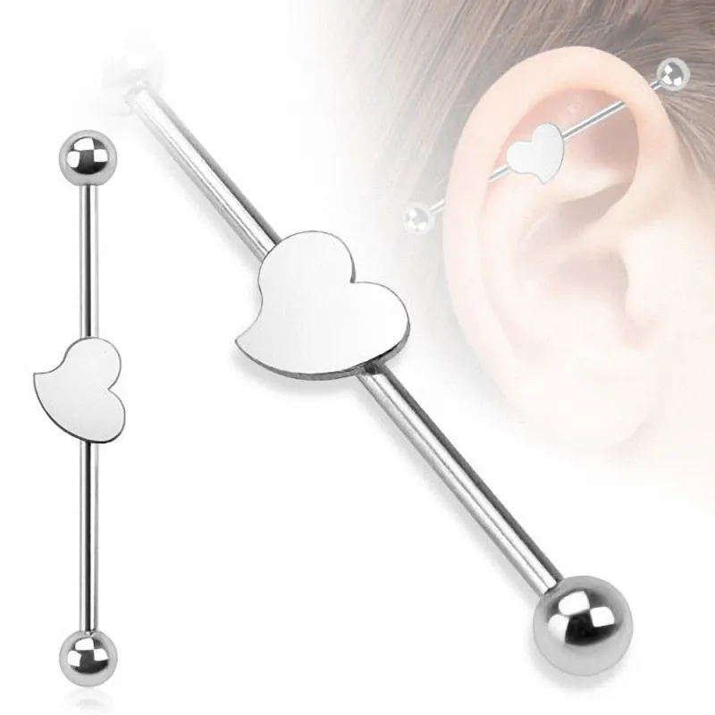 Piercing industriel coeur