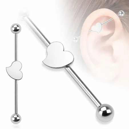 Piercing industriel coeur