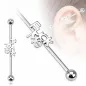 Piercing industriel oreille Fuck Me Piercing industriel oreille Fuck Me