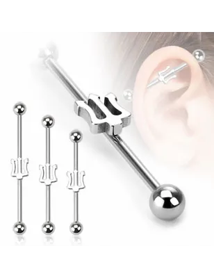 Piercing industriel trident