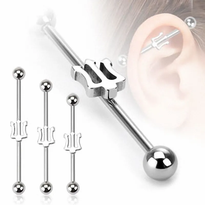 Piercing industriel trident