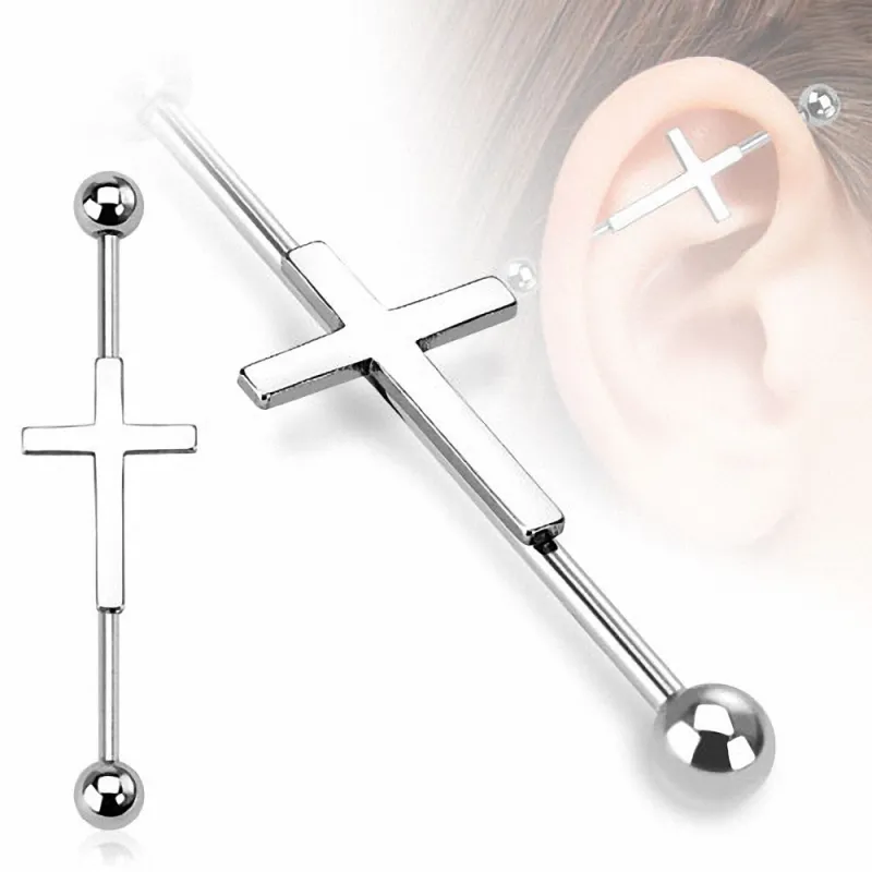 Piercing industriel croix