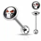 Piercing langue skull
