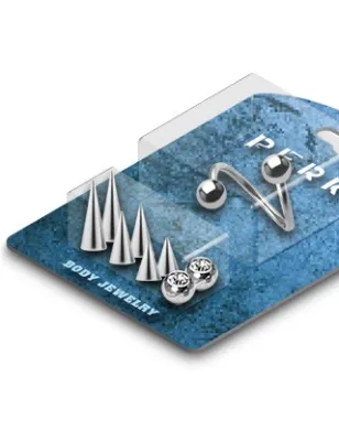 Pack Piercing Spirale Acier chirurgical