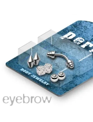 Pack Piercing Arcade Acier chirurgical Argenté - Bijou Piercing pour Arcade