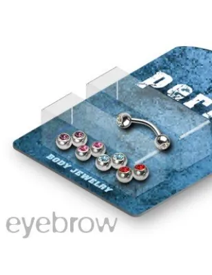 Pack Piercing Arcade Acier chirurgical Gemmes - Bijou Piercing pour Arcade