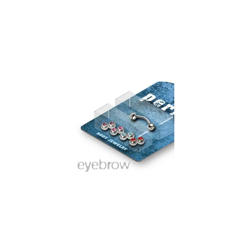 Pack Piercing Arcade Acier chirurgical Gemmes