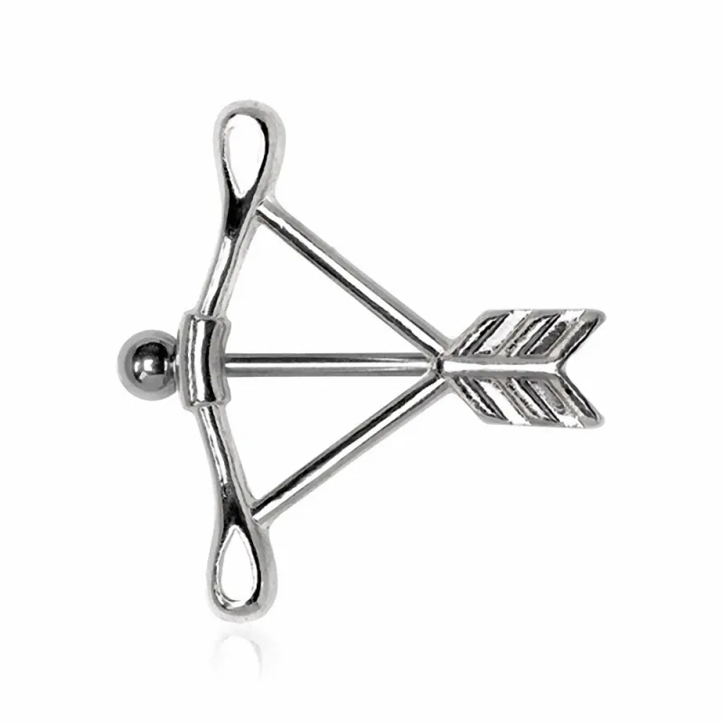 Piercing téton arc flèche