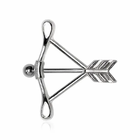 Piercing téton arc flèche