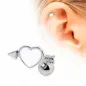 Piercing cartilage coeur flèche