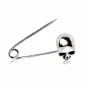 Piercing écarteur épingle à nourrice skull