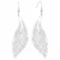 Paire boucles d'oreille feuilles