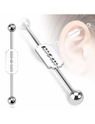 Piercing industriel lame de rasoir