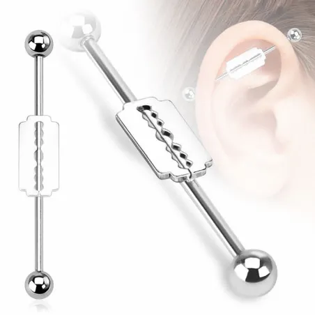 Piercing industriel lame de rasoir