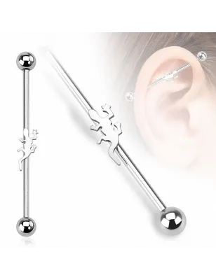 Piercing industriel lézard