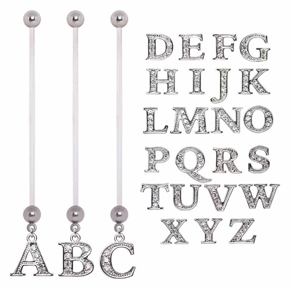 Piercing nombril de grossesse alphabet 