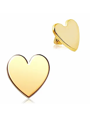 Piercing microdermal coeur plaqué or
