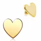 Piercing microdermal coeur plaqué or