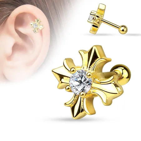 Piercing cartilage croix celtique
