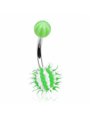 Piercing nombril silicone candy
