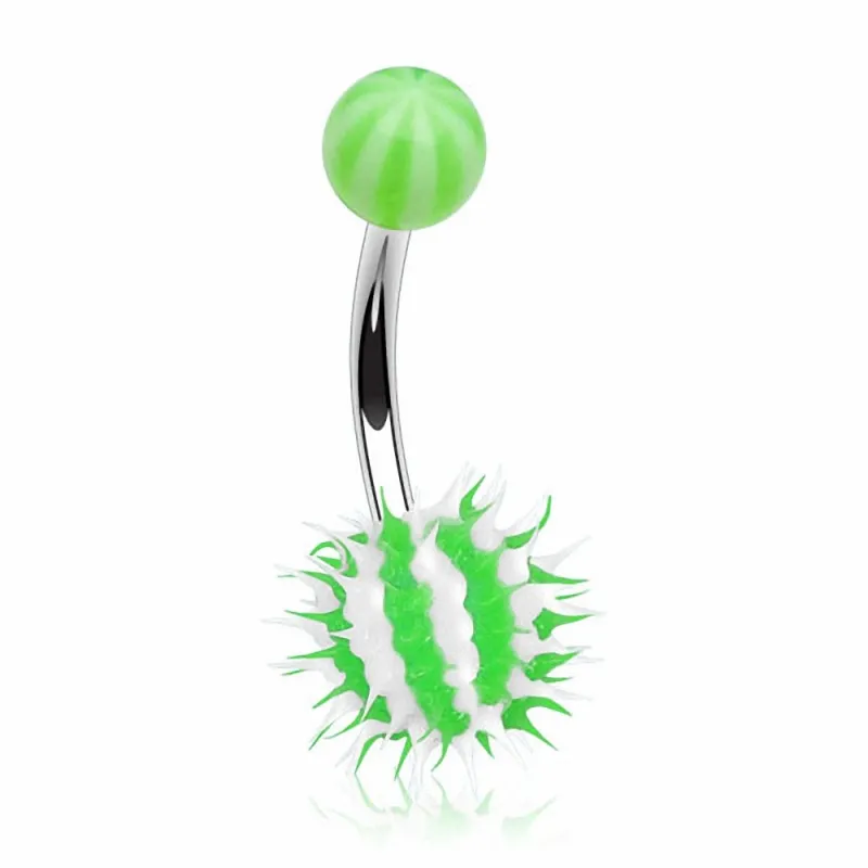 Piercing nombril silicone candy