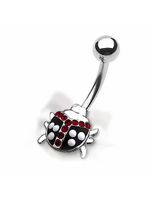 Piercing nombril coccinelle