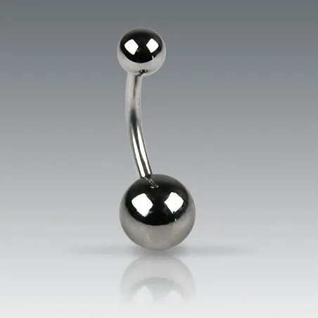 Piercing nombril hématite