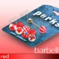 Pack Piercing Langue Boules Acrylique Rouge
