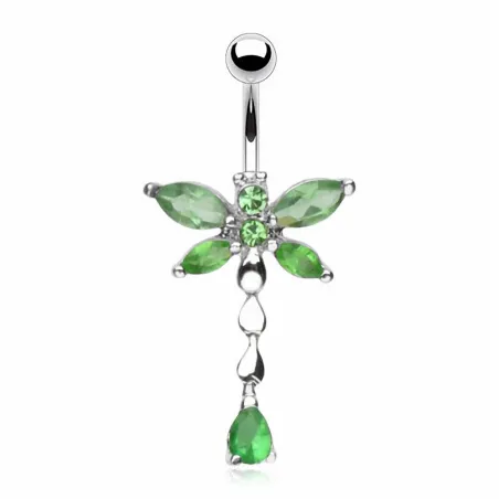 Piercing nombril Libellule