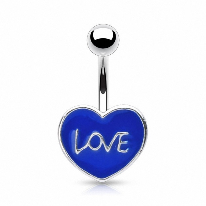 Piercing nombril Cœur LOVE