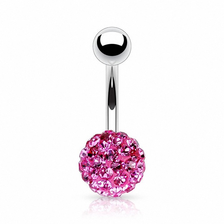 Piercing nombril Multi Crystal Swarovski