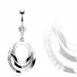 Piercing nombril Triple Boucles