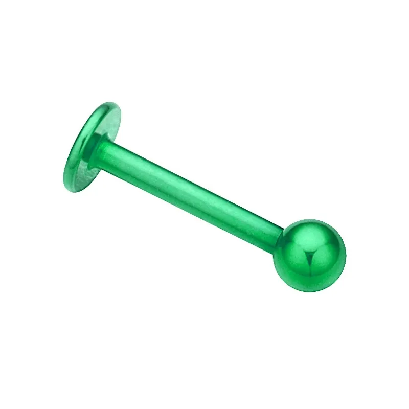 Piercing Labret Titanium Anodisé Vert