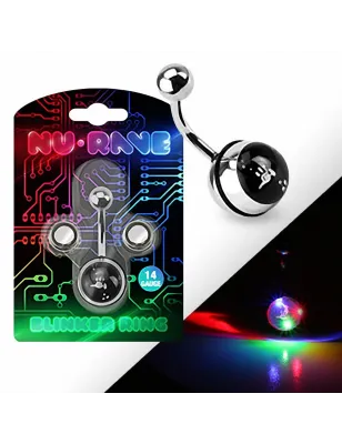 Piercing nombril Clignotant "NuRave"