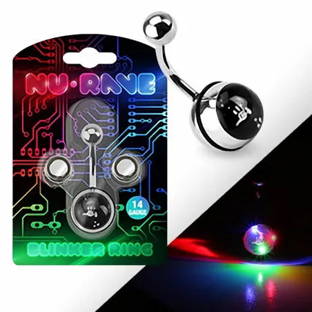 Piercing nombril Clignotant "NuRave"