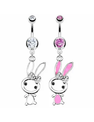 Piercing nombril Acier Chirurgical Lapin