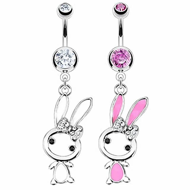 Piercing nombril Acier Chirurgical Lapin