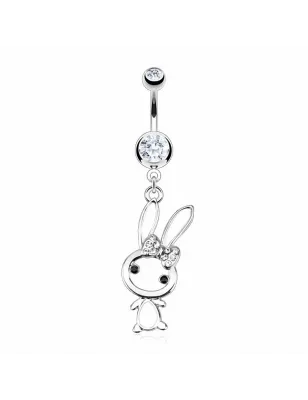 Piercing nombril Acier Chirurgical Lapin