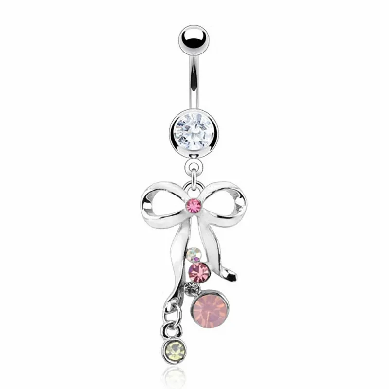 Piercing nombril Pendentif Noeud Papillon