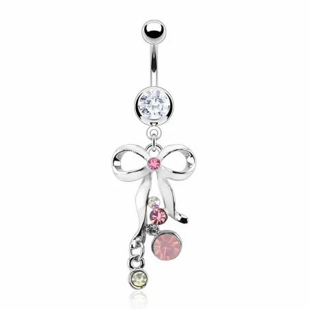 Piercing nombril Pendentif Noeud Papillon
