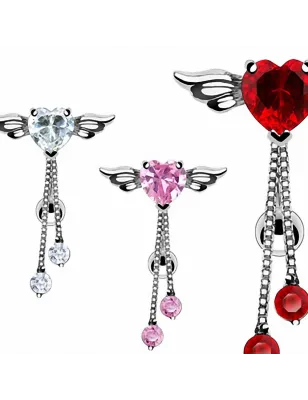 Piercing nombril inversé Ailes d'Ange