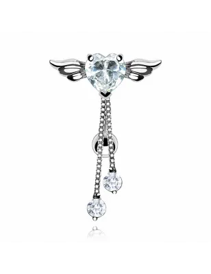 Piercing nombril inversé Ailes d'Ange