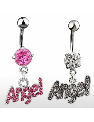 Piercing nombril Acier Chirurgical Pendentif Angel