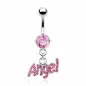 Piercing nombril Acier Chirurgical Pendentif Angel