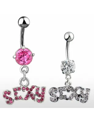 Piercing nombril Acier Chirurgical Pendentif Sexy