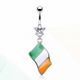 Piercing nombril Drapeau Irelande