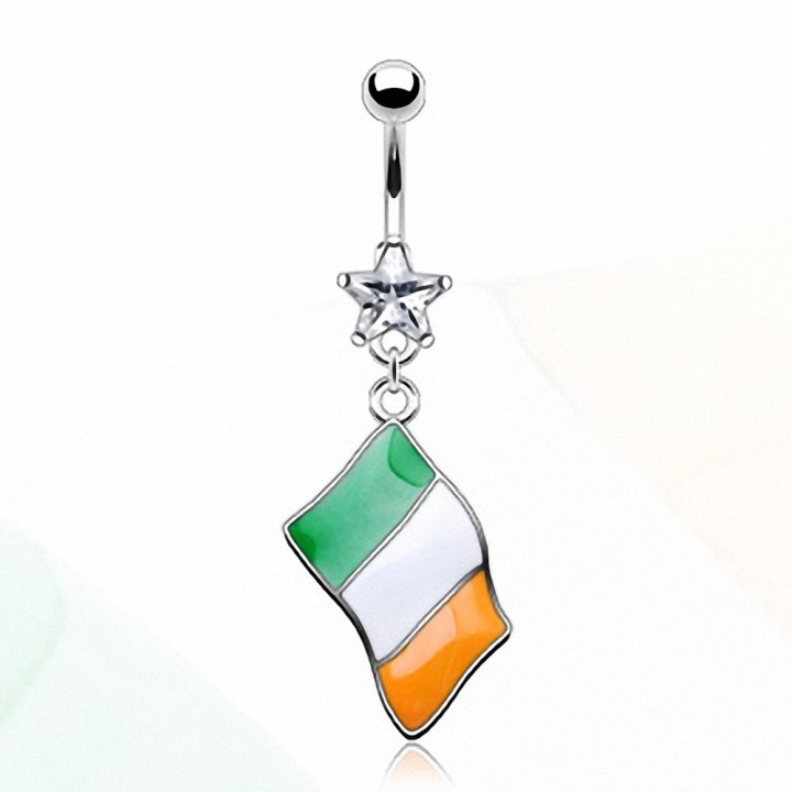 Piercing nombril Drapeau Irelande