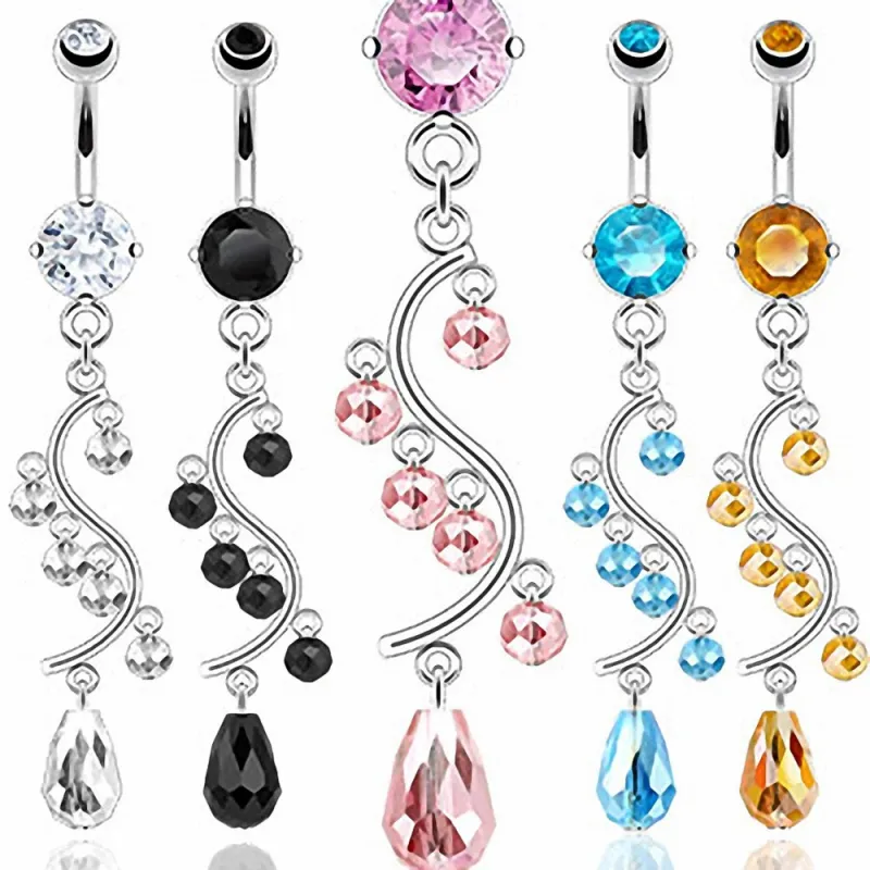 Piercing Nombril Perles de Vigne