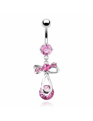 Piercing nombril Noeud Papillon Cosmo